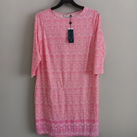 Cabana Life Cabana Shift Boatneck Dress UPF 50 , Sz a654942 - Picture 5 of 9